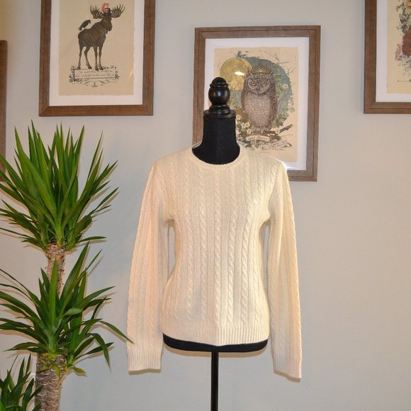 Lauren Ralph Lauren Sweaters - Lauren Ralph Lauren Cashmere Cable Net Sweater